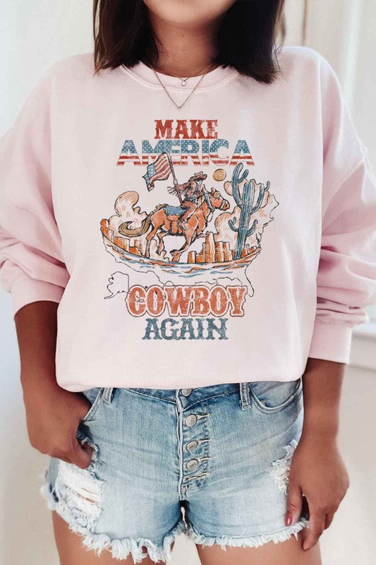 Make America Cowboy Again | Plus Sweatshirt