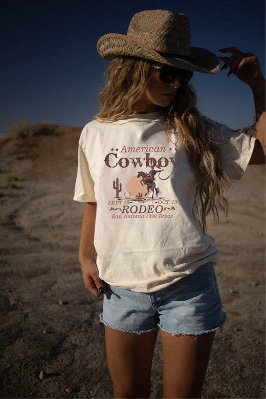 American Cowboy Rodeo 1990 | Graphic Tee