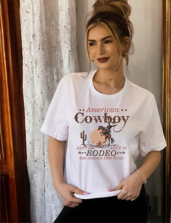 American Cowboy Rodeo 1990 | Graphic Tee