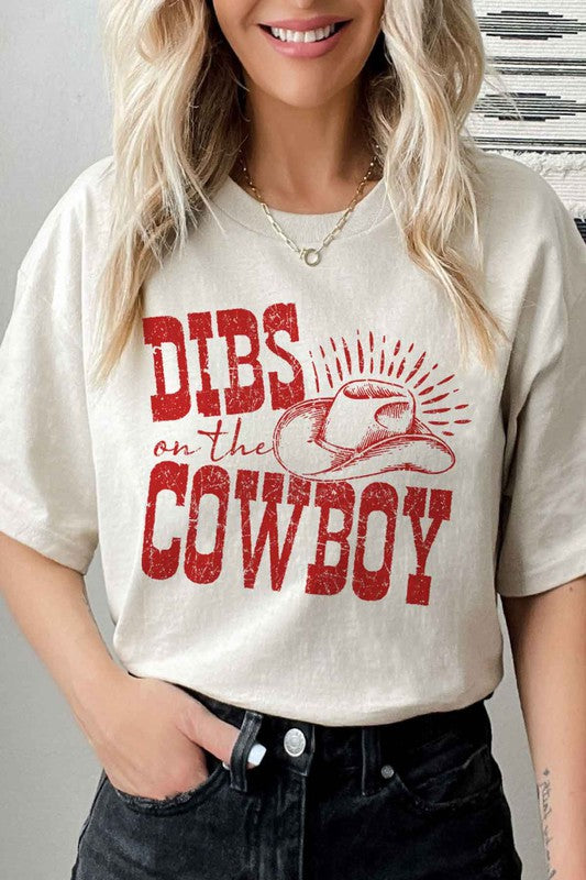 Dibs On The Cowboy | Graphic Tee