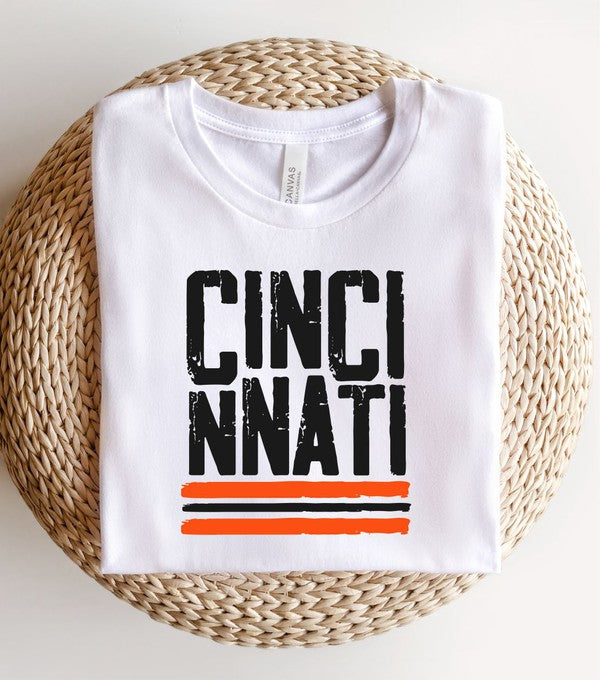 Cincinnati Orange/Black | Graphic Tee