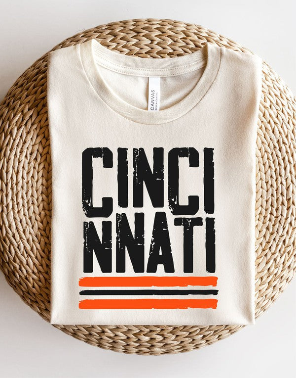 Cincinnati Orange/Black | Graphic Tee