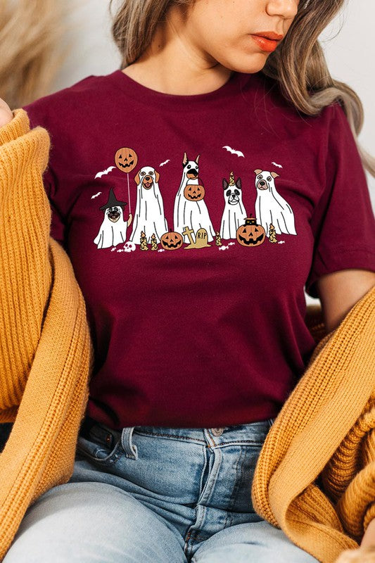 Ghostly Pups | Halloween Tee