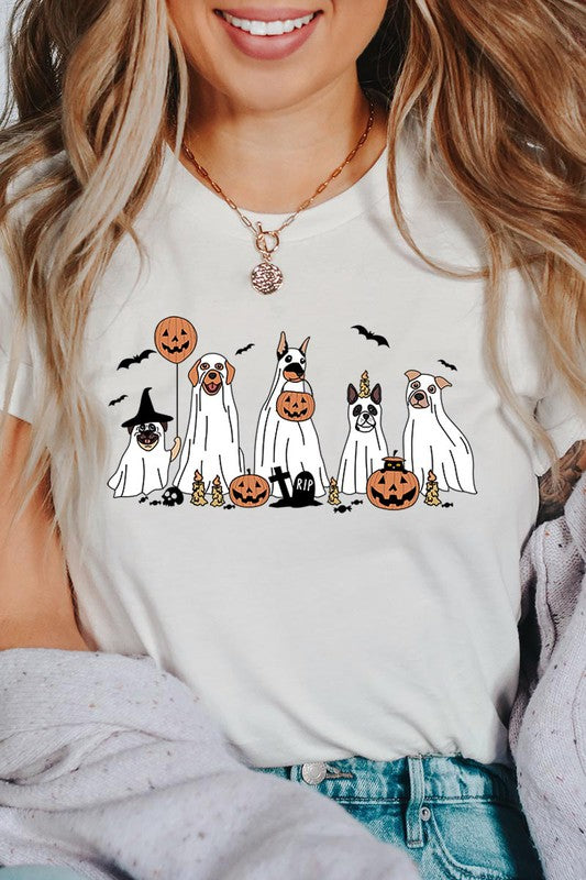Ghostly Pups | Halloween Tee