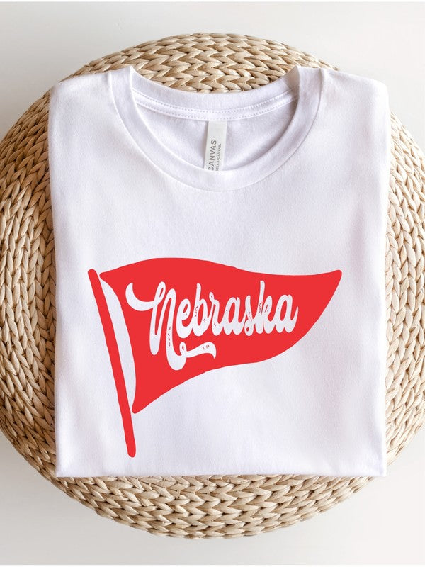 Nebraska Pennant | Graphic Tee