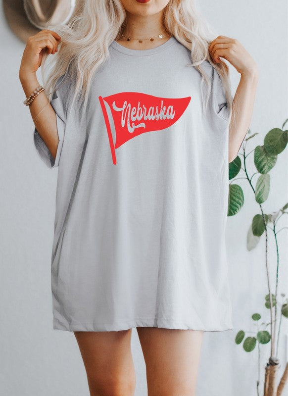 Nebraska Pennant | Graphic Tee