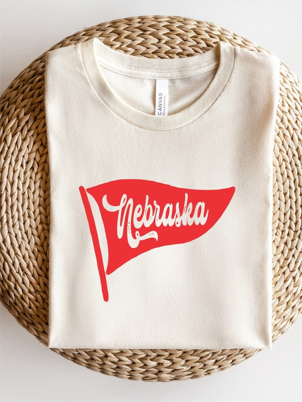 Nebraska Pennant | Graphic Tee