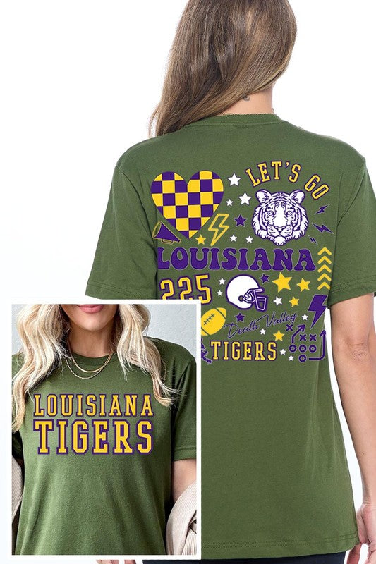 Let's Go Louisiana | Graphic Tee