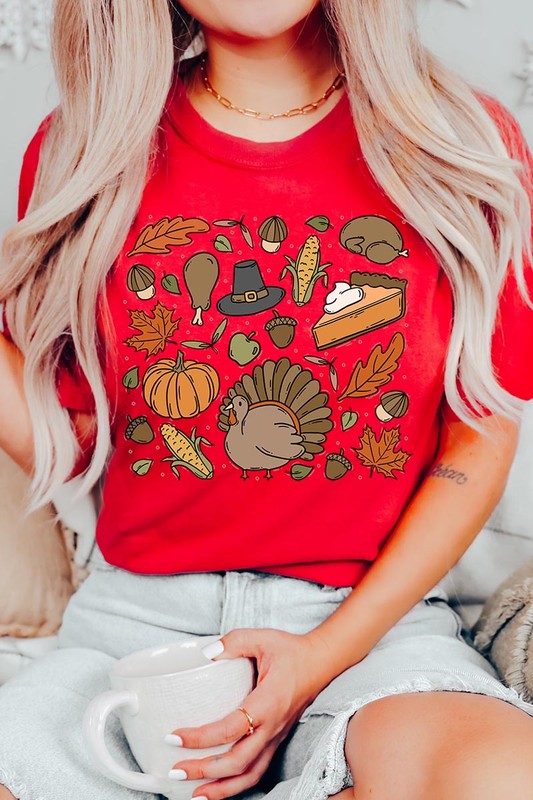 Thanksgiving Doodles | Graphic Tee