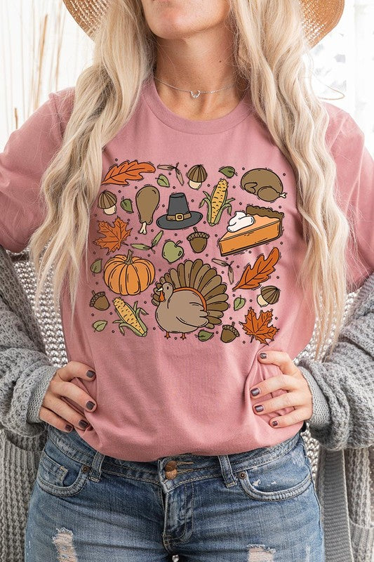 Thanksgiving Doodles | Graphic Tee