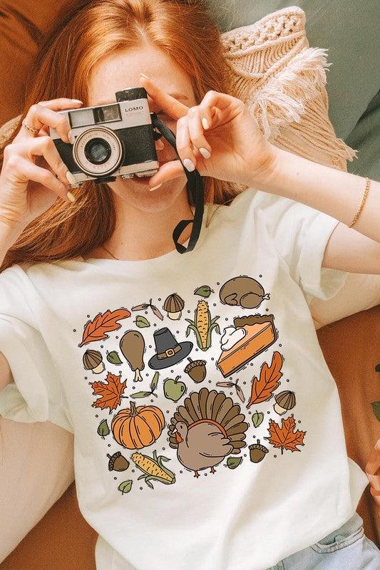 Thanksgiving Doodles | Graphic Tee