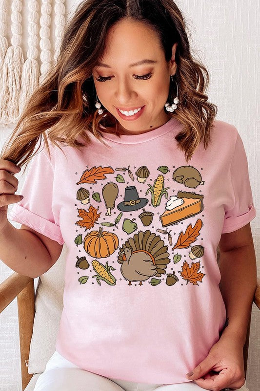 Thanksgiving Doodles | Graphic Tee