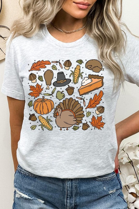 Thanksgiving Doodles | Graphic Tee