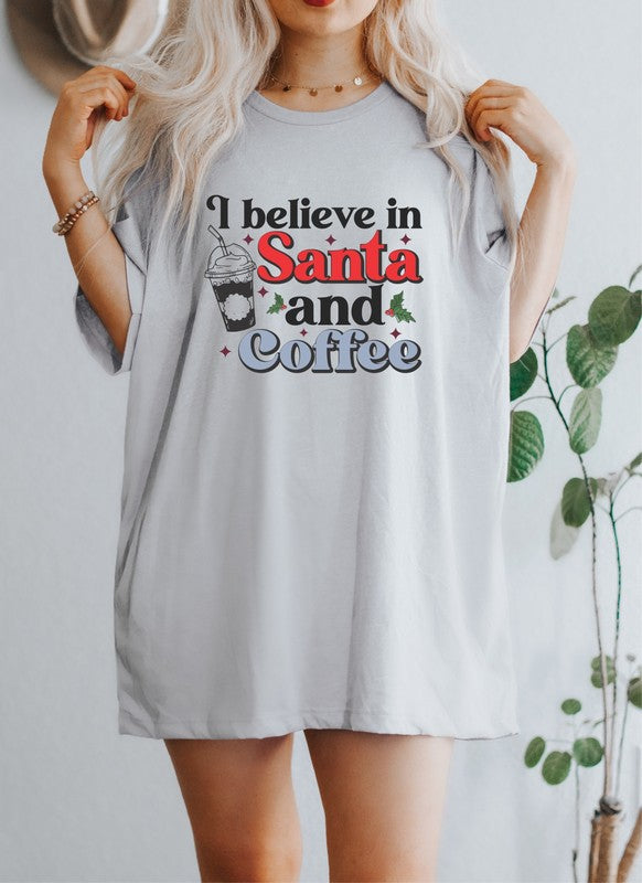 I Believe In Santa and Coffee | Graphic Tee