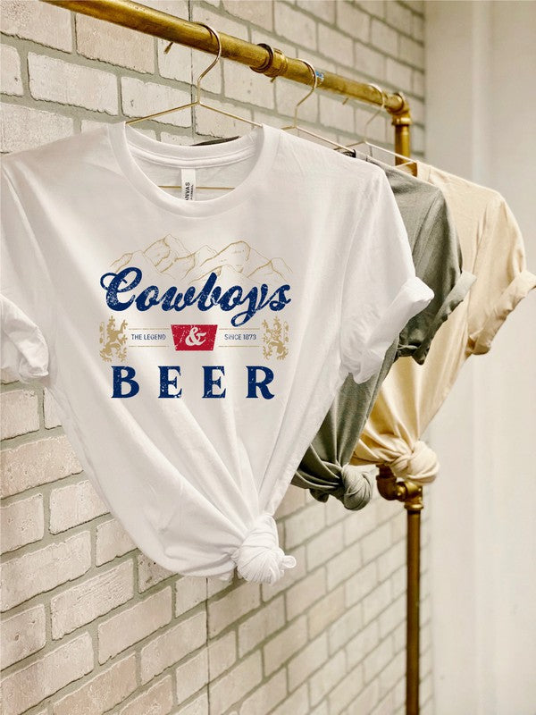Cowboys and Beer | Graphic Tee
