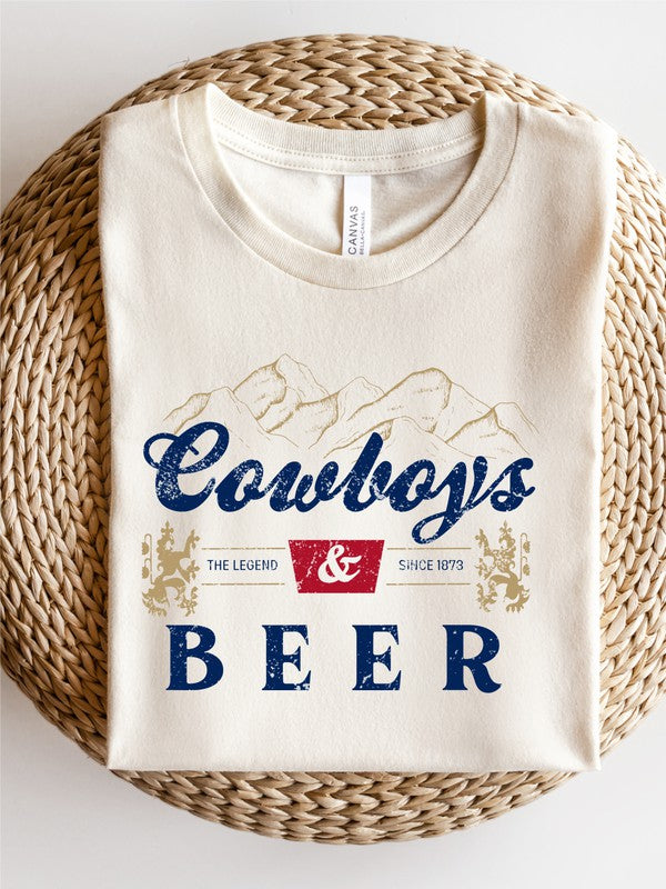 Cowboys and Beer | Graphic Tee