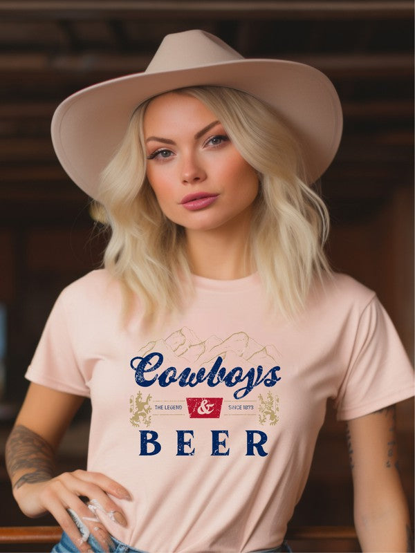 Cowboys and Beer | Graphic Tee