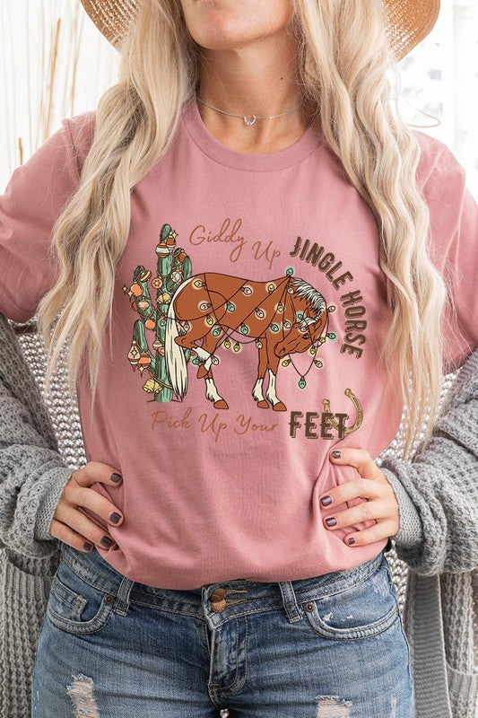 Giddy Up Jingle Horse | Tee