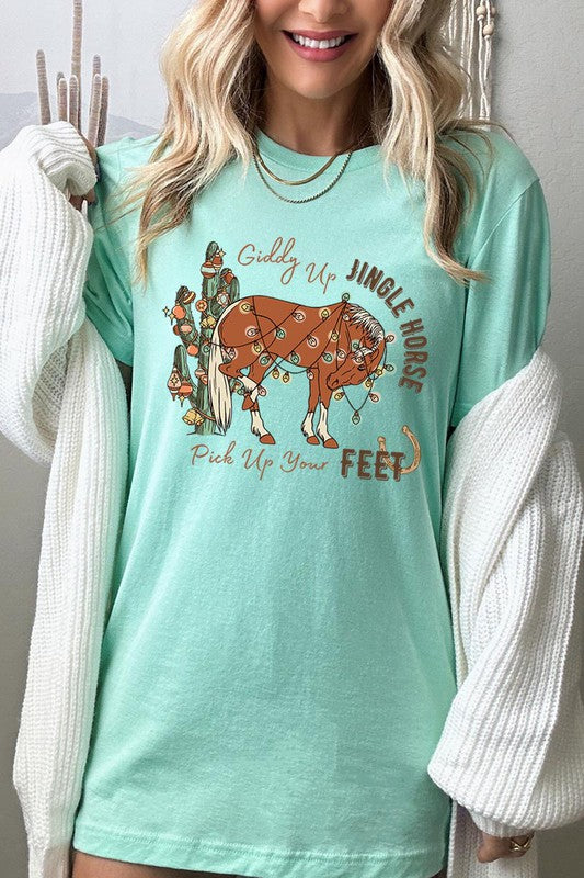 Giddy Up Jingle Horse | Tee