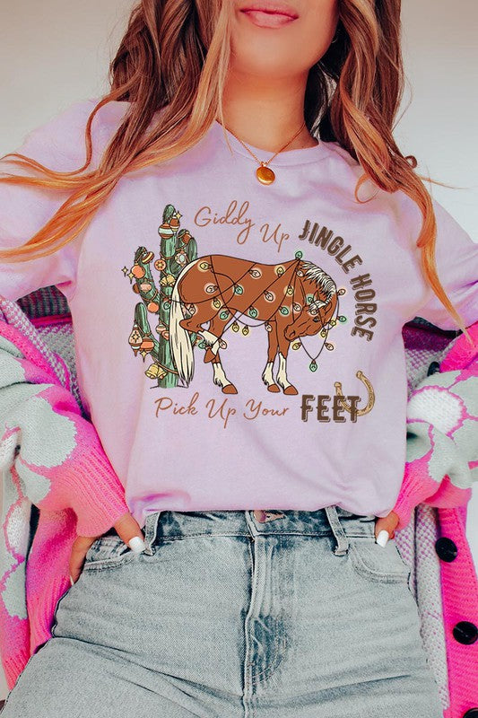 Giddy Up Jingle Horse | Tee