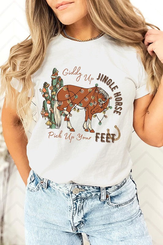 Giddy Up Jingle Horse | Tee