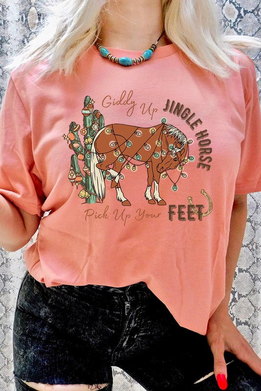 Giddy Up Jingle Horse | Tee