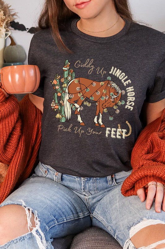 Giddy Up Jingle Horse | Tee