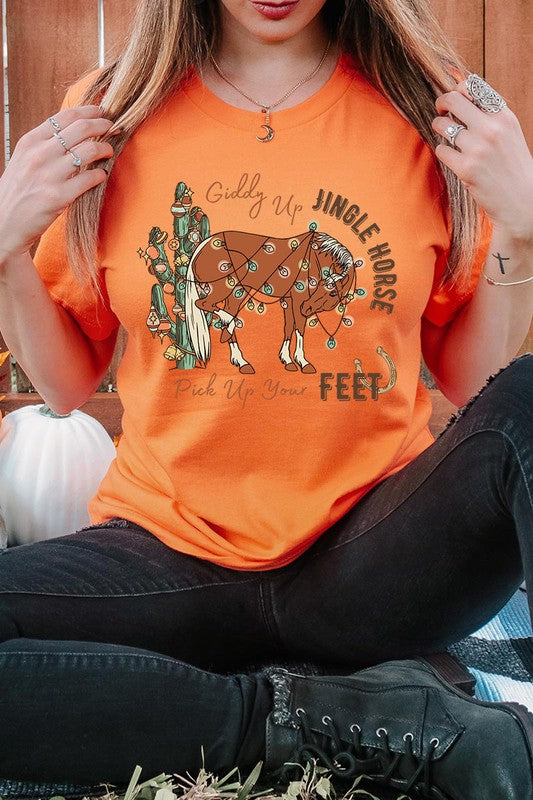 Giddy Up Jingle Horse | Tee