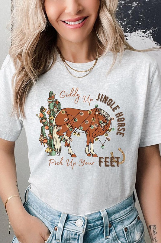 Giddy Up Jingle Horse | Tee