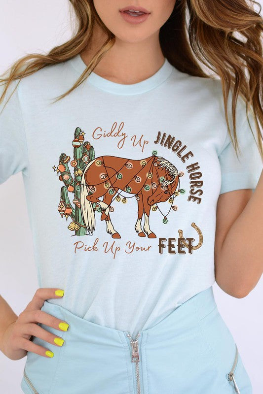 Giddy Up Jingle Horse | Tee