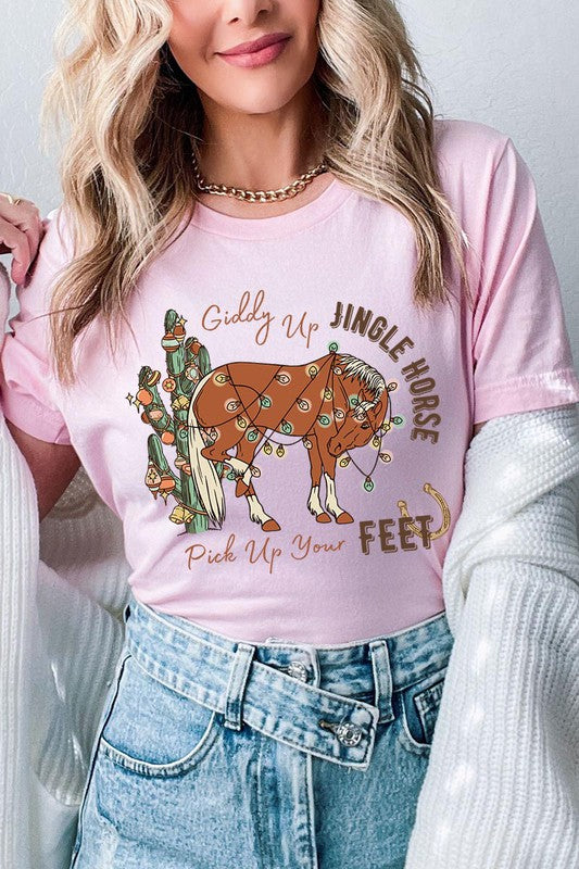 Giddy Up Jingle Horse | Tee
