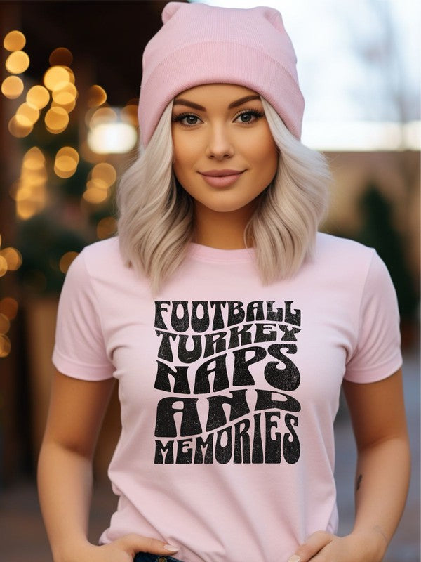 Football Turkey Naps and Memories | Tee