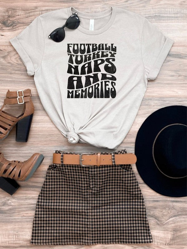 Football Turkey Naps and Memories | Tee