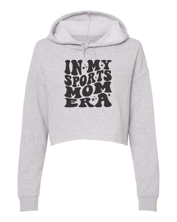 In My Sports Mom Era | Cropped Hoodie