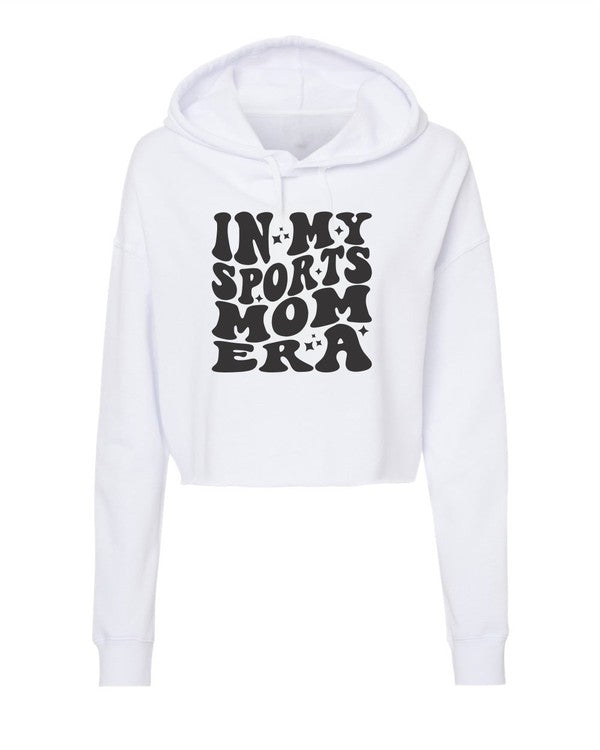 In My Sports Mom Era | Cropped Hoodie