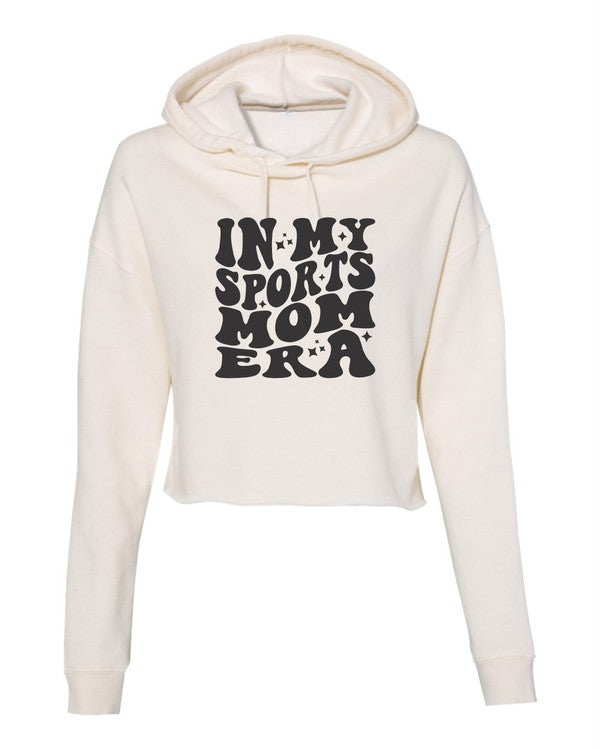 In My Sports Mom Era | Cropped Hoodie