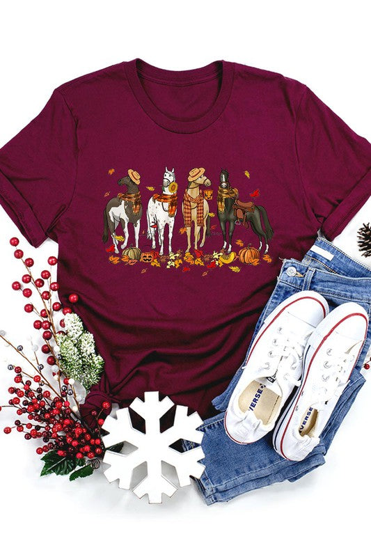 Fall Horses | Graphic Tee