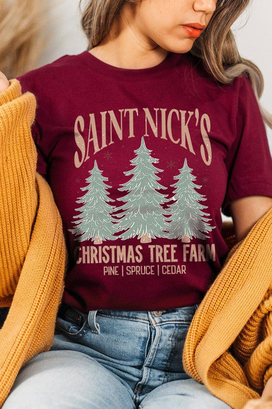Saint Nick's Christmas Tree Farm | Tee