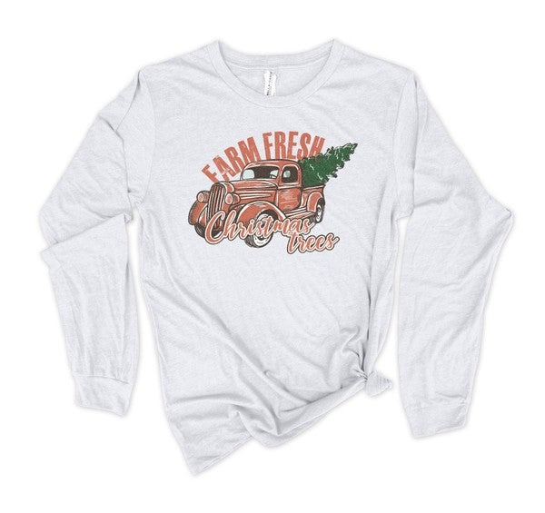 Farm Fresh Christmas Trees | Long Sleeve Tee