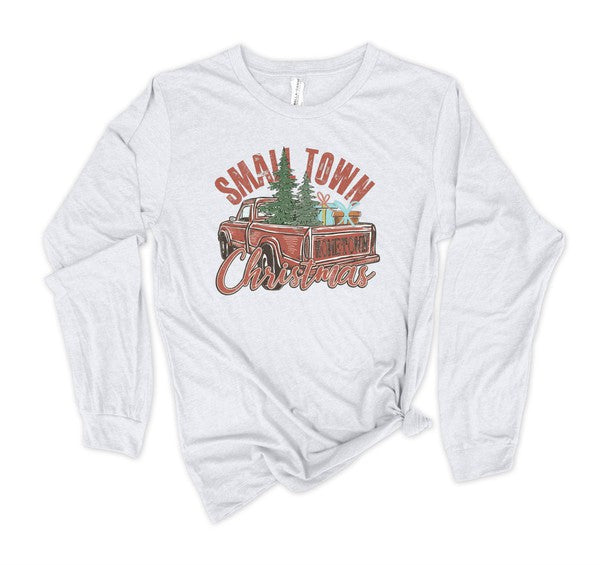 Small Town Christmas | Graphic Long Sleeve Tee