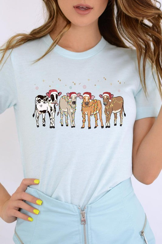 Christmas Cows | Graphic Tee