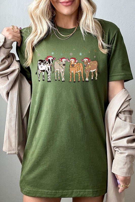 Christmas Cows | Graphic Tee