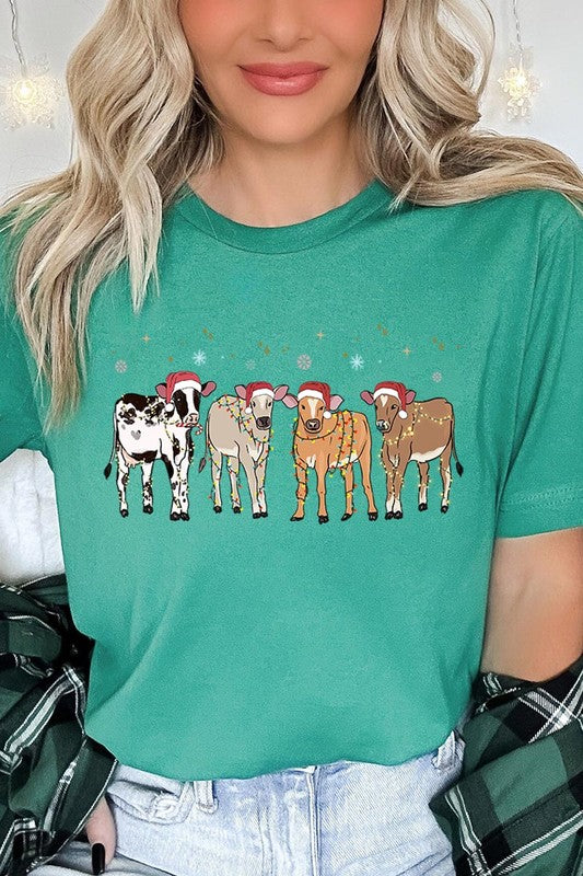 Christmas Cows | Graphic Tee