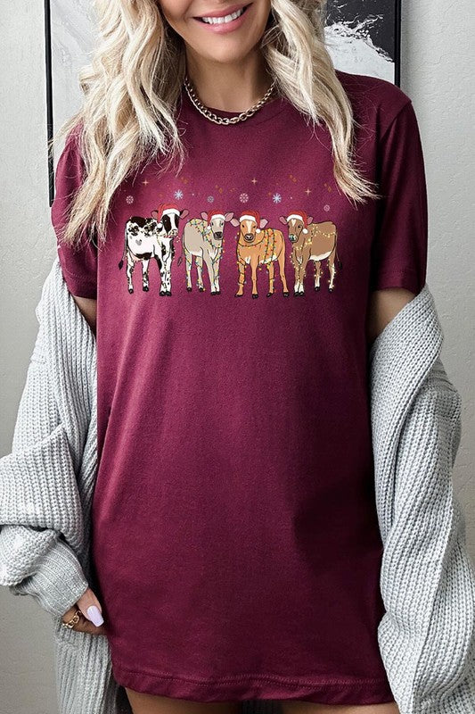 Christmas Cows | Graphic Tee