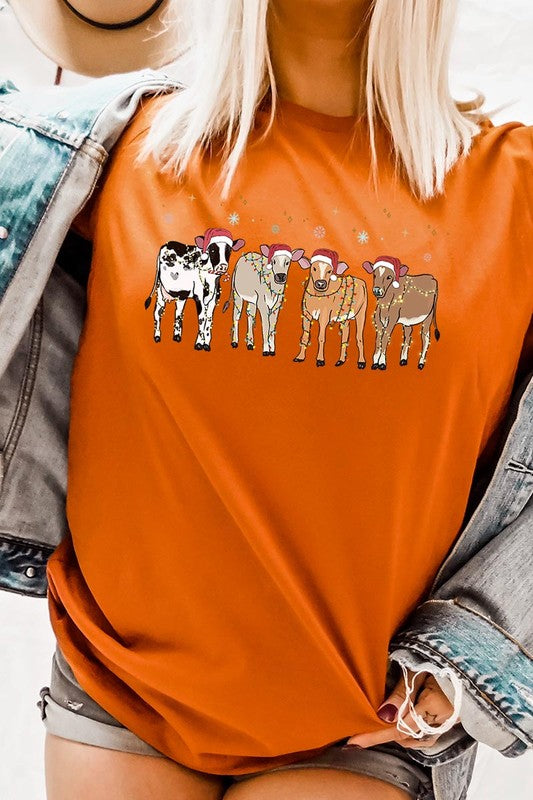 Christmas Cows | Graphic Tee