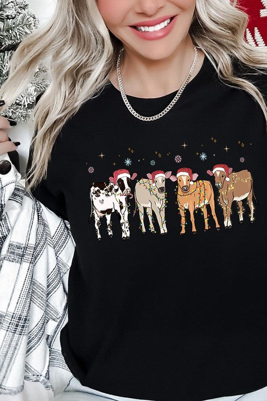 Christmas Cows | Graphic Tee