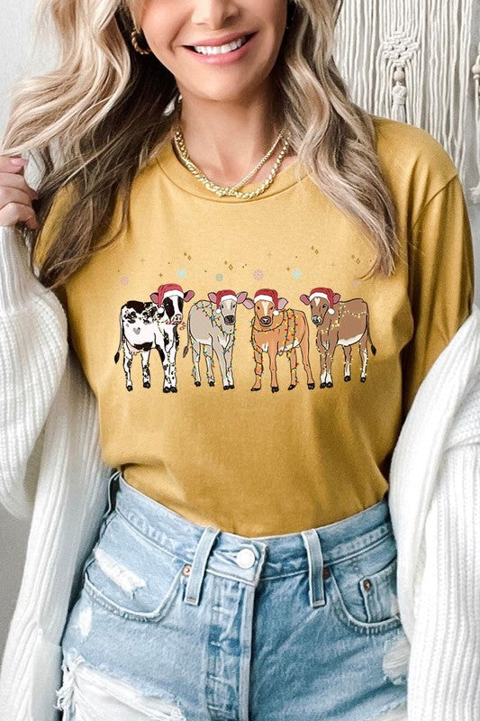 Christmas Cows | Graphic Tee