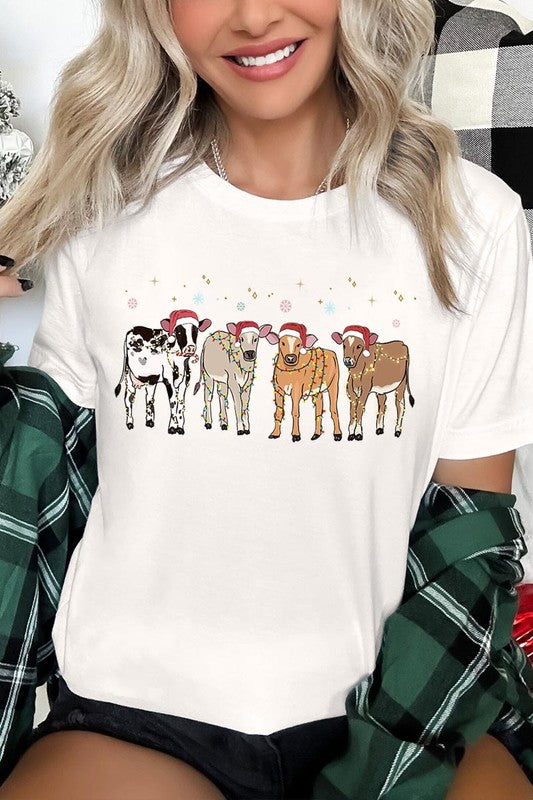 Christmas Cows | Graphic Tee