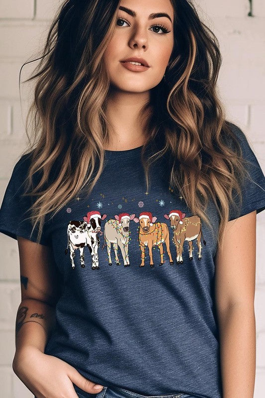Christmas Cows | Graphic Tee