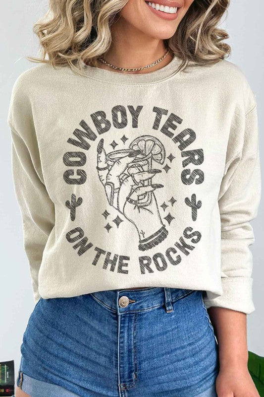 Cowboy Tears On The Rocks | Sweatshirt